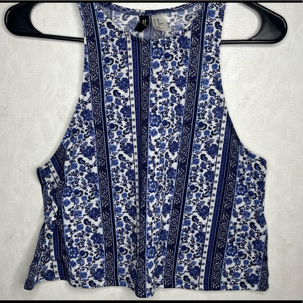 H&M Bohemian High Neck Whimsigoth Top